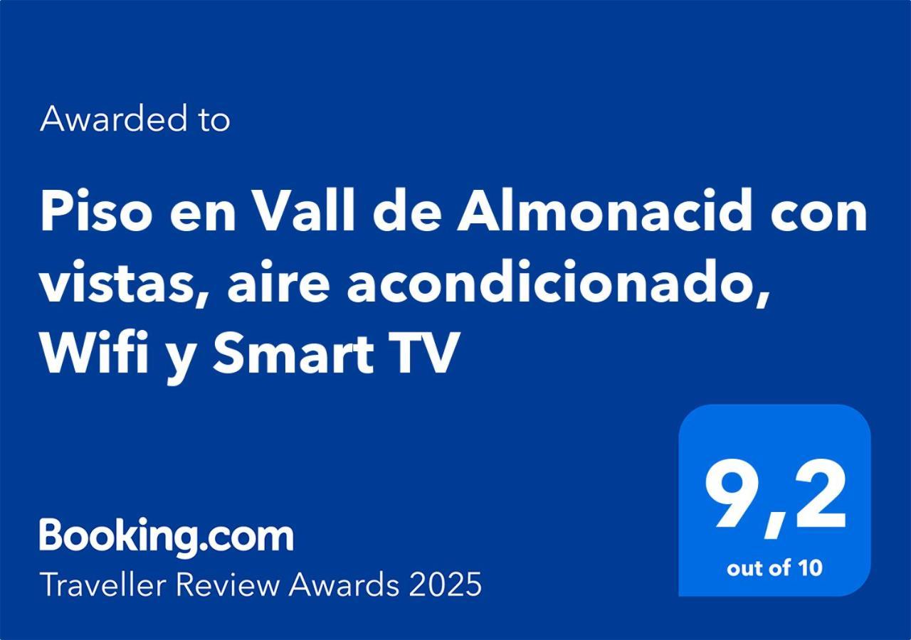 Piso En Vall De Almonacid Con Vistas, Aire Acondicionado, Wifi Y Smart Tv エクステリア 写真